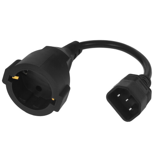 Купить Переходник питания Bion IEC C14 - CEE 7/4  5612945. Характеристики, отзывы и цены в Донецке