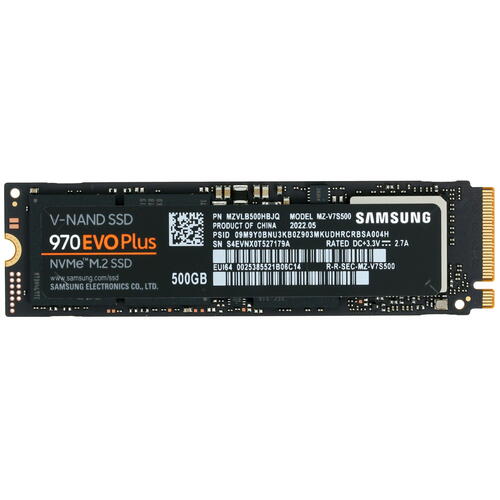 Купить 500 ГБ M.2 NVMe накопитель Samsung 970 EVO Plus [MZ-V7S500BW]  5052338. Характеристики, отзывы и цены в Донецке