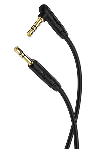 Купить Кабель   Borofone jack 3.5 мм - jack 3.5 мм черный  5474937. Характеристики, отзывы и цены в Донецке
