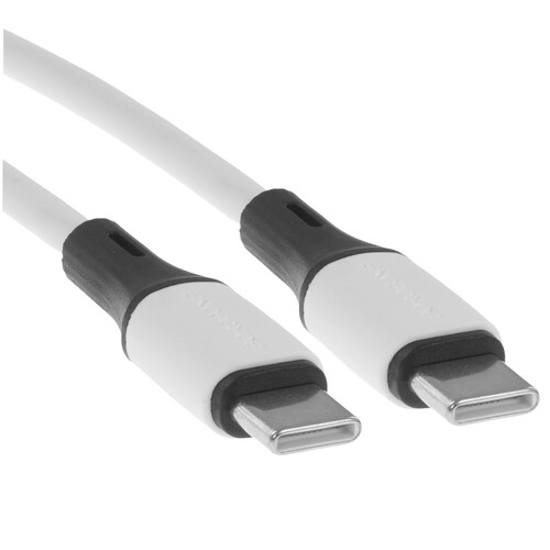 Купить Кабель круглый Borofone USB Type-C - USB Type-C белый 1 м  9237993. Характеристики, отзывы и цены в Донецке