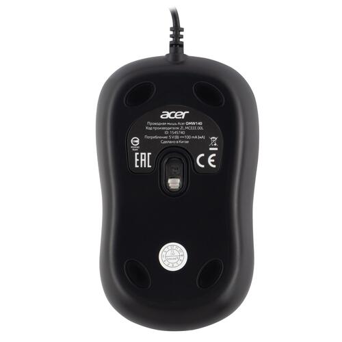 Купить Мышь проводная Acer OMW140 [ZL.MCEEE.00L] черный  5015150. Характеристики, отзывы и цены в Донецке