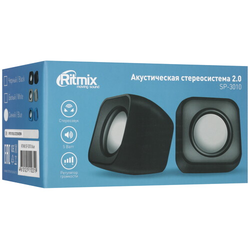 Купить Колонки Ritmix SP-3010 синий  9316021. Характеристики, отзывы и цены в Донецке