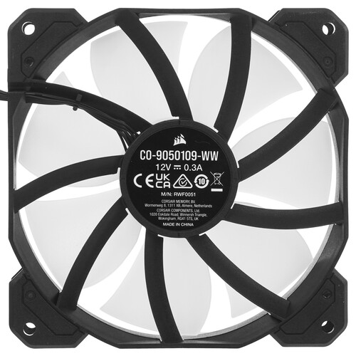Купить Комплект вентиляторов Corsair iCUE SP120 RGB ELITE [CO-9050109-WW] черный  5610061. Характеристики, отзывы и цены в Донецке