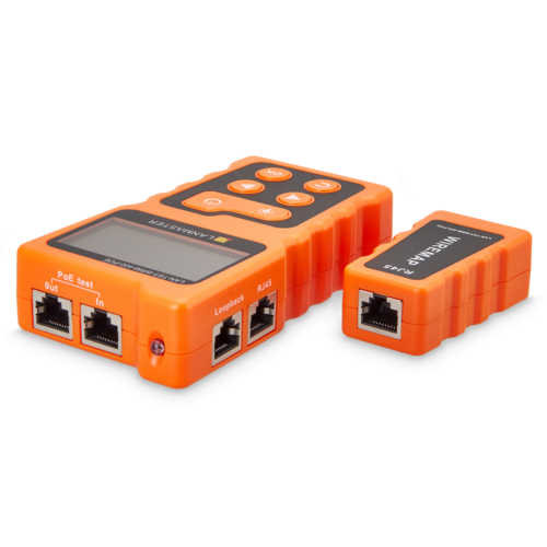 Купить Кабельный тестер Lanmaster LAN-TST-WRM-400-POE  9245017. Характеристики, отзывы и цены в Донецке