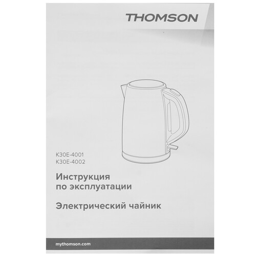 Купить Электрочайник Thomson K30E-4001 красный  9114204. Характеристики, отзывы и цены в Донецке