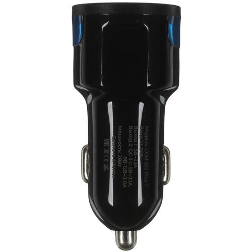 Купить Автомобильное ЗУ Maxvi CCM-522 Plus T черный  5366937. Характеристики, отзывы и цены в Донецке