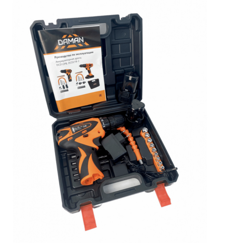 Купить Дрель-шуруповерт DAMAN DCD12PB  9230665. Характеристики, отзывы и цены в Донецке