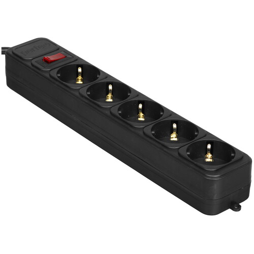 Купить Сетевой фильтр Perfeo REAL POWER PF_E1503 черный  9172336. Характеристики, отзывы и цены в Донецке