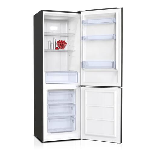 Купить Холодильник с морозильником  KRAFT TNC-NF303D серебристый  5327660. Характеристики, отзывы и цены в Донецке