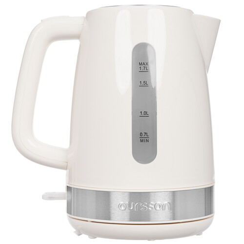 Купить Электрочайник Oursson KE1716P/IV бежевый  9081573. Характеристики, отзывы и цены в Донецке