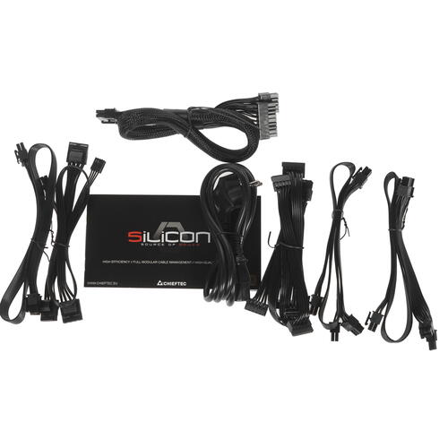 Купить Блок питания Chieftec Silicon 650W  1369924. Характеристики, отзывы и цены в Донецке