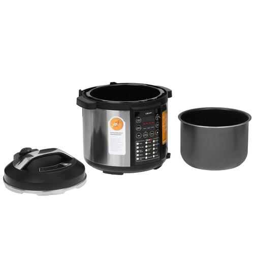 Купить Мультиварка-скороварка DEXP PC-100 серебристый  5053179. Характеристики, отзывы и цены в Донецке