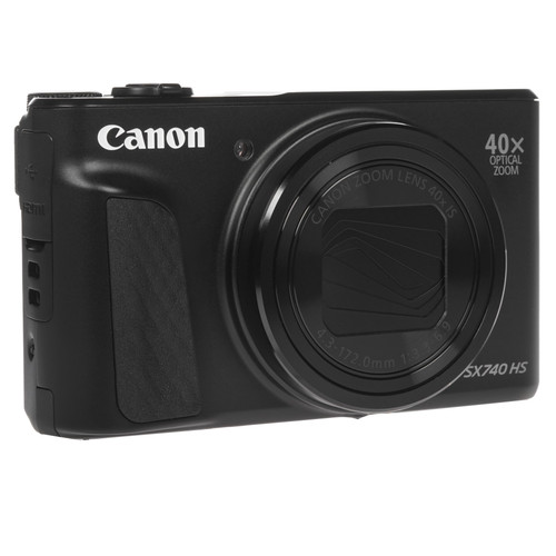 Купить Компактный фотоаппарат Canon PowerShot SX740 HS черный  1285203. Характеристики, отзывы и цены в Донецке