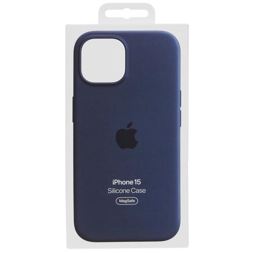 Купить Накладка  Apple Silicone Case для Apple iPhone 15 синий  5432351. Характеристики, отзывы и цены в Донецке