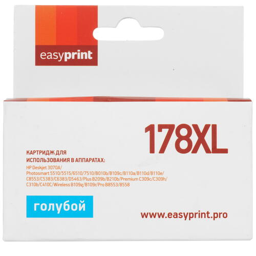 Купить Картридж EasyPrint №178XL C голубой  4822638. Характеристики, отзывы и цены в Донецке