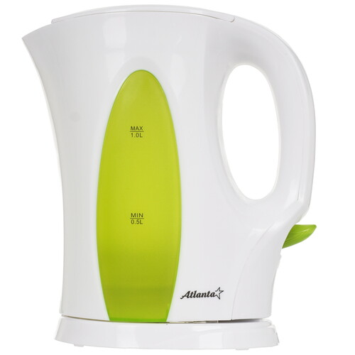 Купить Электрочайник Atlanta ATH-2306 белый  9191811. Характеристики, отзывы и цены в Донецке