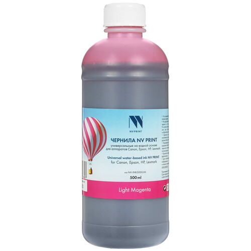 Купить Чернила водорастворимые NV Print NV-INK500ULM светло-пурпурный  9133608. Характеристики, отзывы и цены в Донецке