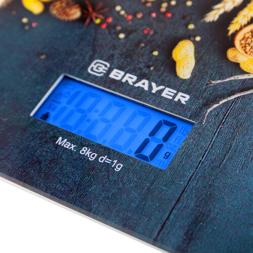 Купить Кухонные весы BRAYER BR1801 разноцветный  9901125. Характеристики, отзывы и цены в Донецке