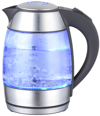 Купить Электрочайник Renova KT17G-06B серебристый  9207214. Характеристики, отзывы и цены в Донецке