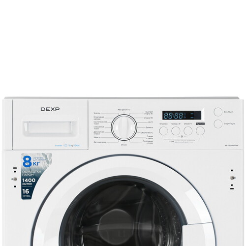 Купить Встраиваемая стиральная машина DEXP WB-F814DMA/WW  5474275. Характеристики, отзывы и цены в Донецке