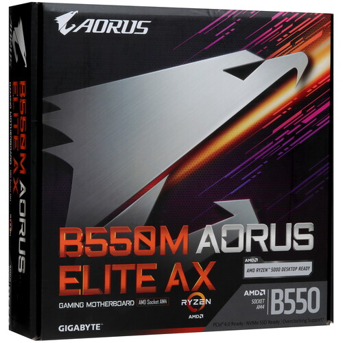 Купить Материнская плата GIGABYTE B550M AORUS ELITE AX  5493345. Характеристики, отзывы и цены в Донецке