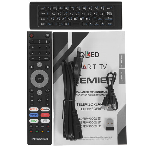 Купить 55" (139.7 см) Телевизор Premier 55PRM900QLED черный  9232398. Характеристики, отзывы и цены в Донецке