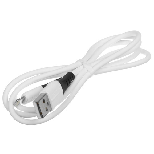 Купить Кабель круглый Hoco Lightning 8-pin - USB 2.0 Type-A белый 1 м  5475131. Характеристики, отзывы и цены в Донецке