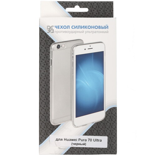 Купить Накладка  DF Case для HUAWEI Pura 70 Ultra черный  5470481. Характеристики, отзывы и цены в Донецке