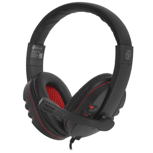 Купить Проводные наушники Oklick HS-L380G черный 2020  4855635. Характеристики, отзывы и цены в Донецке
