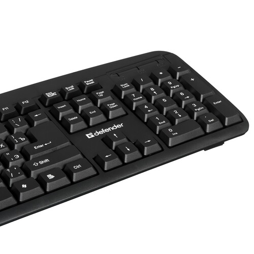 Купить Клавиатура проводная Defender Office HB-910 [45910]  9908230. Характеристики, отзывы и цены в Донецке