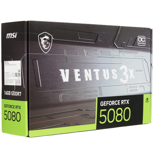 Купить Видеокарта MSI GeForce RTX 5080 VENTUS 3X OC  5613312. Характеристики, отзывы и цены в Донецке