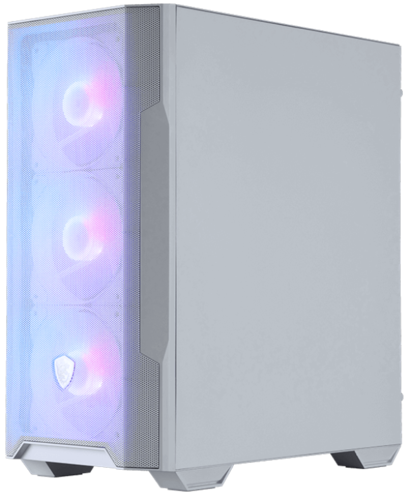 Купить Корпус MSI MAG FORGE M100R White [306-7G20W21-HH9] белый  5498230. Характеристики, отзывы и цены в Донецке
