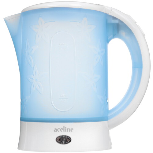 Купить Электрочайник Aceline EK-P600TRW голубой  9107088. Характеристики, отзывы и цены в Донецке