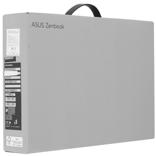 Купить 14" Ноутбук ASUS Zenbook 14 UM3406KA-QD177 черный  5612595. Характеристики, отзывы и цены в Донецке