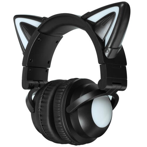 Купить Беспроводные/проводные наушники Qumo Party Cat Mini черный  5074909. Характеристики, отзывы и цены в Донецке