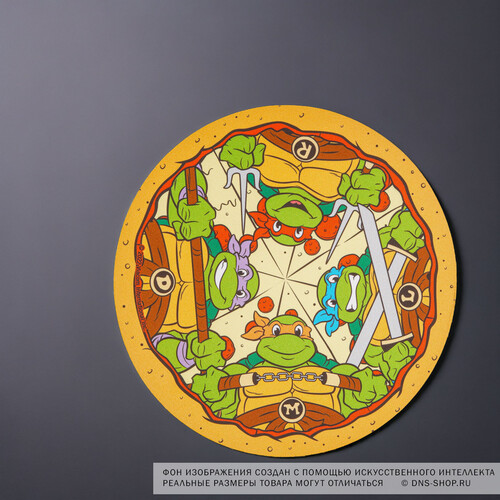 Купить Коврик TMNT Flexible Mousepad Pizza  разноцветный  5609798. Характеристики, отзывы и цены в Донецке