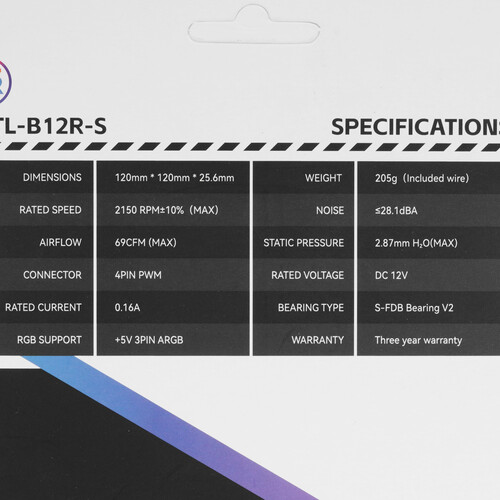 Купить Реверсный вентилятор Thermalright TL-B12R-S  9119789. Характеристики, отзывы и цены в Донецке