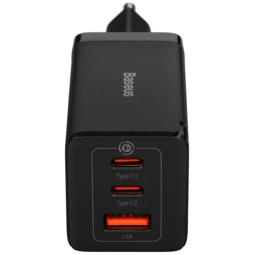 Купить Сетевое зарядное устройство Baseus GaN5 Pro 2C+U черный  5495776. Характеристики, отзывы и цены в Донецке