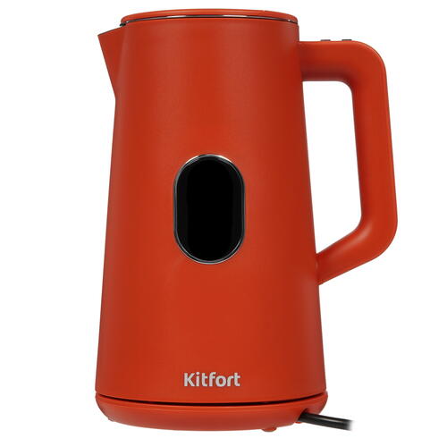 Купить Электрочайник Kitfort KT-6115-3 красный  8197883. Характеристики, отзывы и цены в Донецке