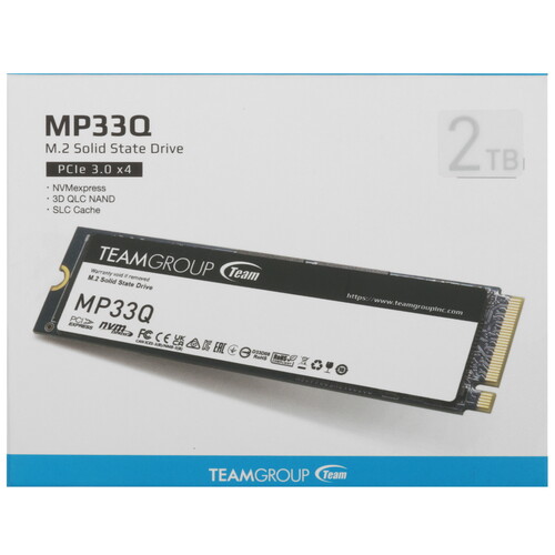Купить 2000 ГБ M.2 NVMe накопитель TEAMGROUP MP33Q [TM8FF2002T0C101]  5456961. Характеристики, отзывы и цены в Донецке