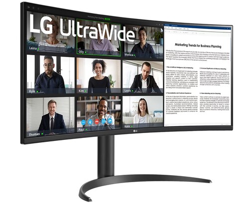 Купить 34" Монитор LG UltraWide 34WR55QK-B черный  5624335. Характеристики, отзывы и цены в Донецке