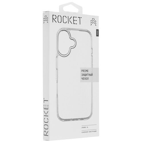 Купить Накладка  Rocket Prime для Apple iPhone 16 прозрачный  5474286. Характеристики, отзывы и цены в Донецке