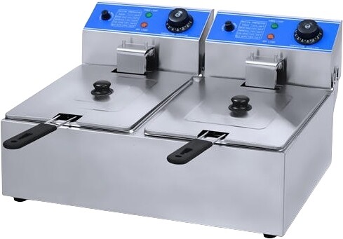 Купить Фритюрница Viatto EF-6L-2 серебристый  9985890. Характеристики, отзывы и цены в Донецке