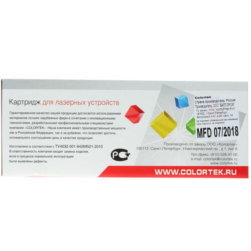 Купить Картридж лазерный Colortek CF230A черный, с чипом  1200947. Характеристики, отзывы и цены в Донецке