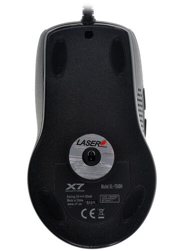 Купить Мышь проводная A4Tech XL-750BH  черный  0121073. Характеристики, отзывы и цены в Донецке