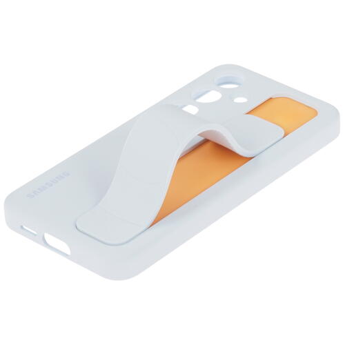 Купить Накладка  Samsung Standing Grip Case для Samsung Galaxy S24 голубой/оранжевый  9088009. Характеристики, отзывы и цены в Донецке