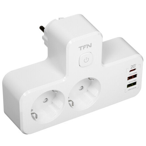 Купить Сетевой фильтр TFN POWER 5 белый  9139932. Характеристики, отзывы и цены в Донецке