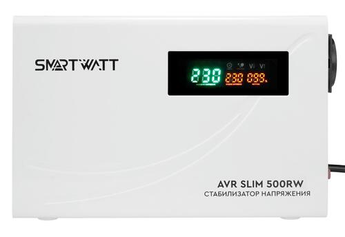 Купить Стабилизатор напряжения SMARTWATT AVR SLIM 500RW  9098958. Характеристики, отзывы и цены в Донецке