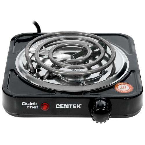 Купить Плита компактная электрическая Centek CT-1508 черный  8142382. Характеристики, отзывы и цены в Донецке