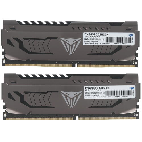 Купить Оперативная память Patriot Viper Steel [PVS432G320C6K] 32 ГБ  1349286. Характеристики, отзывы и цены в Донецке